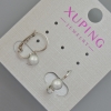 أقراط Xuping، قطر 5mm+-، طول 15mm+- روديوم