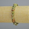سوار يَشْب حجر طبيعي مصقول، قطر 8x8mm+-، طول 18cm+- (مطاطي)