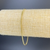 سوار Xuping مطلي بالذهب عيار 18، طول 18-22سم، سماكة 1.6مm