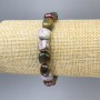 سوار يشب مصقول 10×9mm+-، طول 18cm+- مطاطي