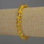سوار من الكهرمان مصقول 8x8mm+-، طول 18cm+- مطاطي