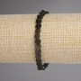 سوار أوبسيديان شمسي قلب 6مم+-, الطول 18سم+- مطاطي