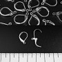 (14×10 mm) إكسسوارات أقراط (خطافات) بقفل "فرنسي" 250 +- زوج