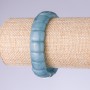 سوار أكوامارين حلقة 15x11mm على مطاط