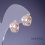 أقراط Xuping 8×13 مم "طلاء ذهبي 18K"