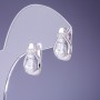 أقراط Xuping 10x16mm روديوم