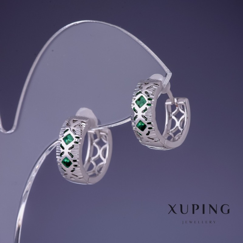 أقراط Xuping 6x14mm روديوم