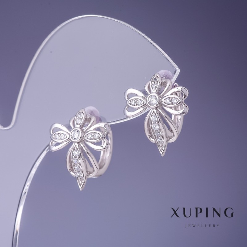 أقراط Xuping 13x16mm روديوم