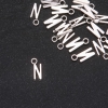 إكسسوار قلادة حرف «N» 17x7mm تعبئة 20g (‎+‎-‎ 25 قطعة)