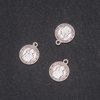 إكسسوار قلادة القديس أنطونيوس 15×18mm تعبئة 20gram (تقريباً 12 قطعة)