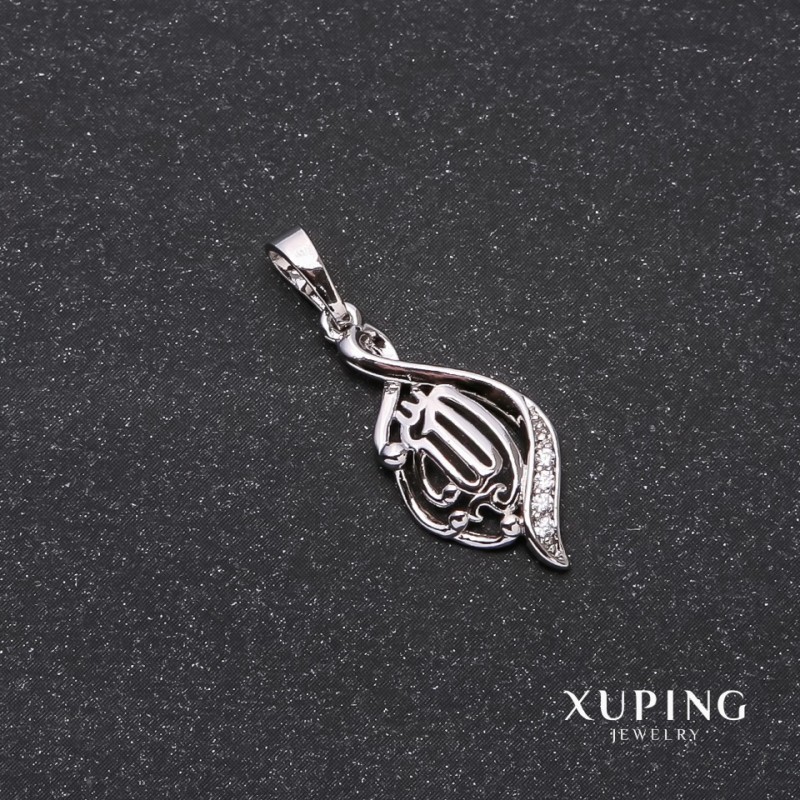 قلادة Xuping «سورة» 8×22×27مم روديوم