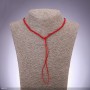 حبل أحمر للرقبة قطر 2,5 طول 50cm