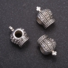 إكسسوار خرزة وصلة تاج، قطر 9×14mm، قطر داخلي in-4,5 mm تعبئة 20g + - 6 قطع