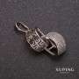 دلاية Xuping مع حجر 15×23×30مم روديوم
