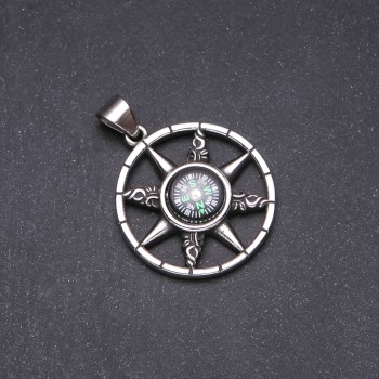 قلادة النجمة-البوصلة 39×50mm