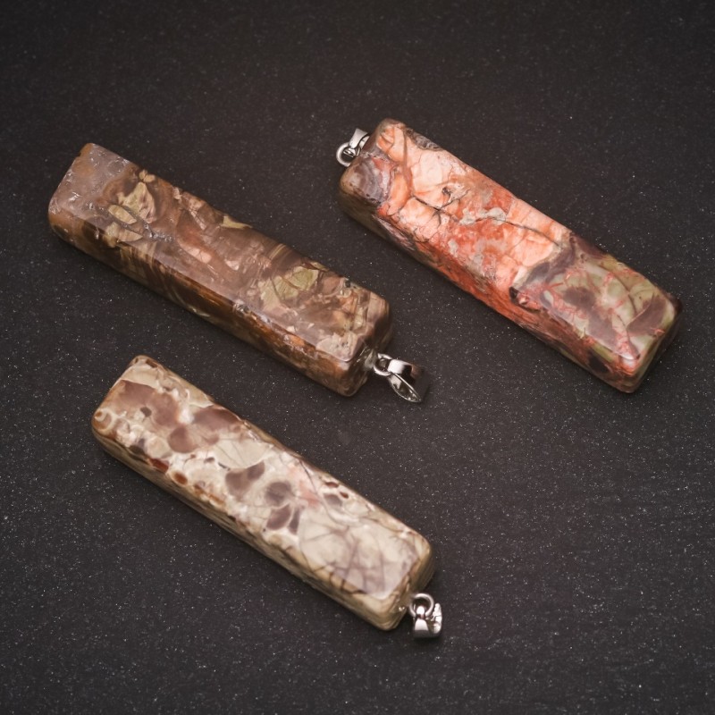 قلادة من الياشم بيكاسو الطبيعي 13x54(±)mm