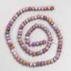 خرز حجر طبيعي فوسفوسيدريت روندل مقطّع على خيط، قطر 5x3,5mm+-، طول 39cm+