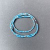 خرز فاريسيت فيروزي (مضغوط) قطع روبكا، قطر 2x4mm+-، طول 38cm+- على خيط